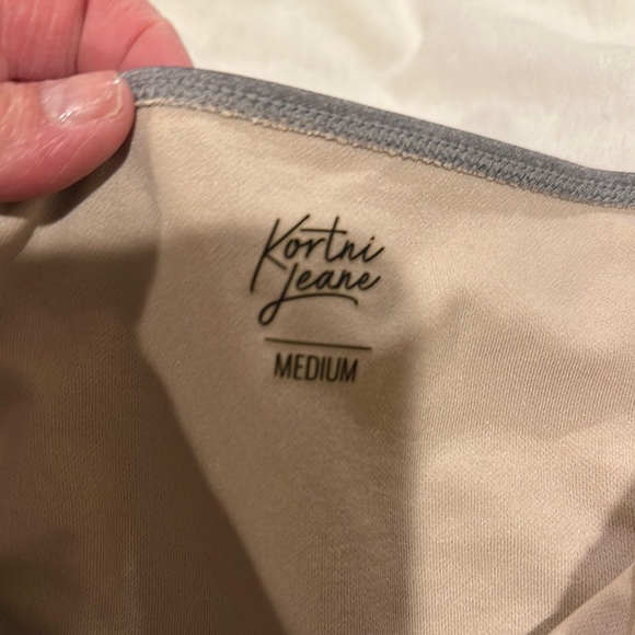 Kortni Jeane Fruit Print and Gray Swim Shorts - Picture 4 of 4